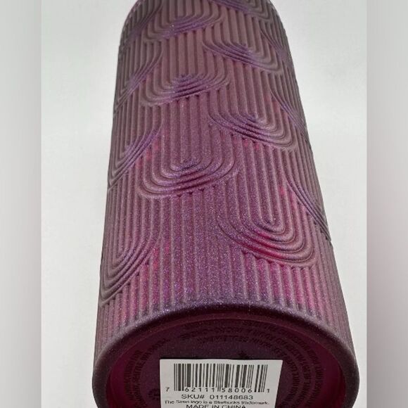 Starbucks Spring 2024 PURPLE Pearl Shell Mermaid Siren Scales Venti Tumbler 24oz - Picture 4 of 4